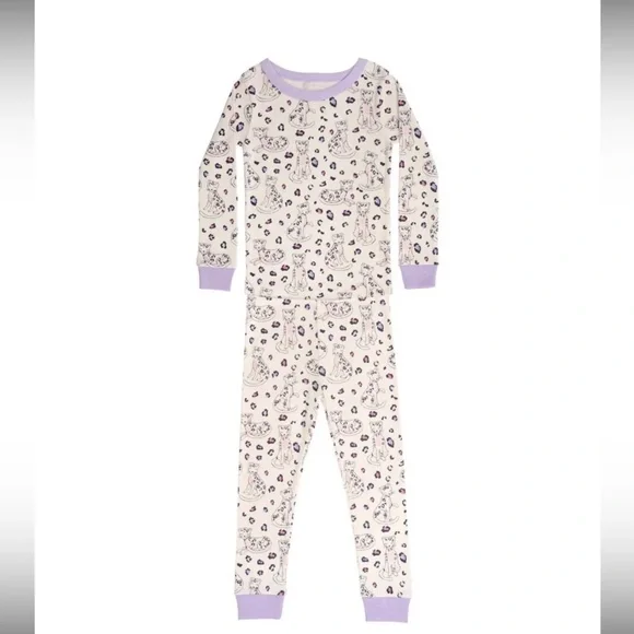 Girls Member’s Mark 4 Piece Cotton Snug Fit Pajamas Size 8 NWT - Picture 3 of 3